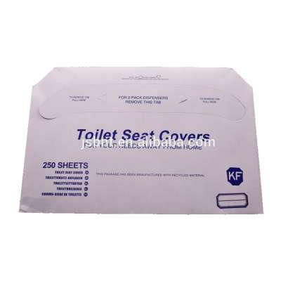 Disposable 1/2 fold Toilet Seat Covers Paper